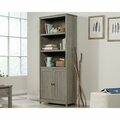 Sauder Cottage Road Library With Doors Myo , Three adjustable shelves for flexible storage options 422476